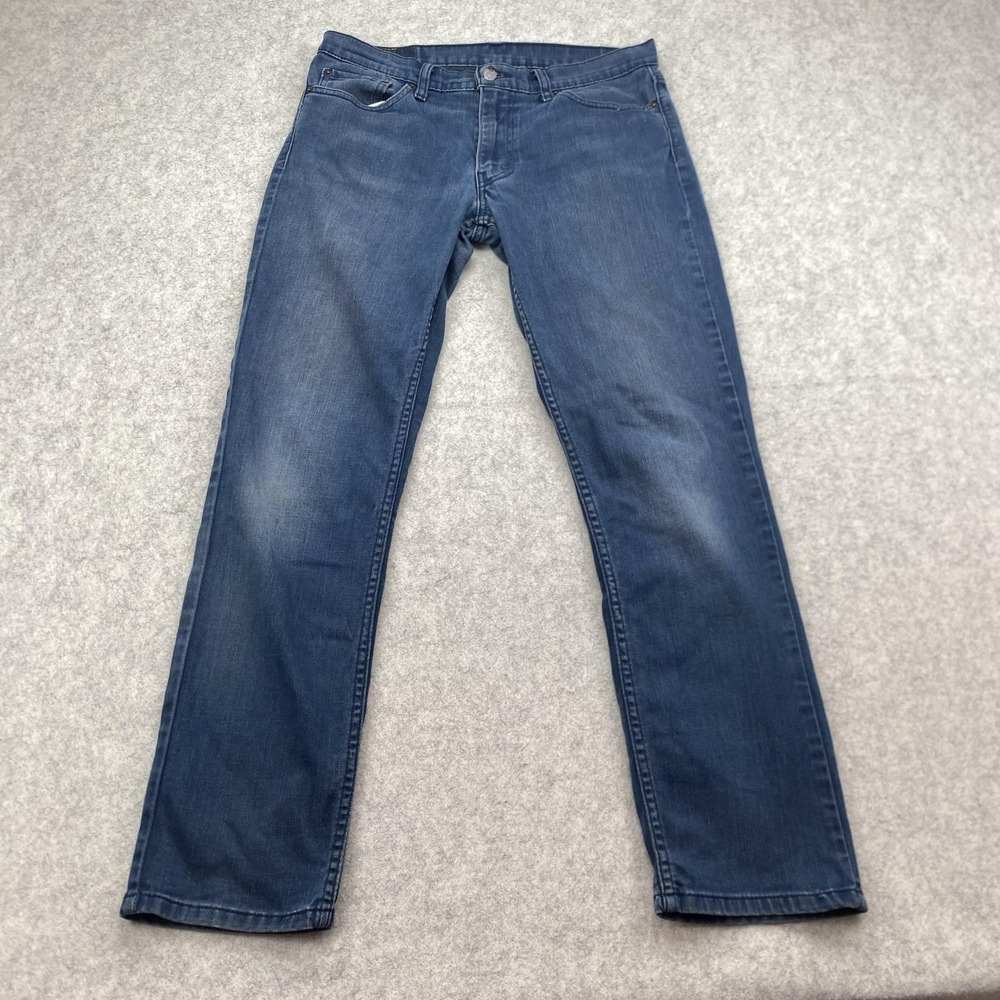 Levis 511 Jeans Mens 33x32 (33x29) Blue Slim Straight Medium Wash Denim Pants